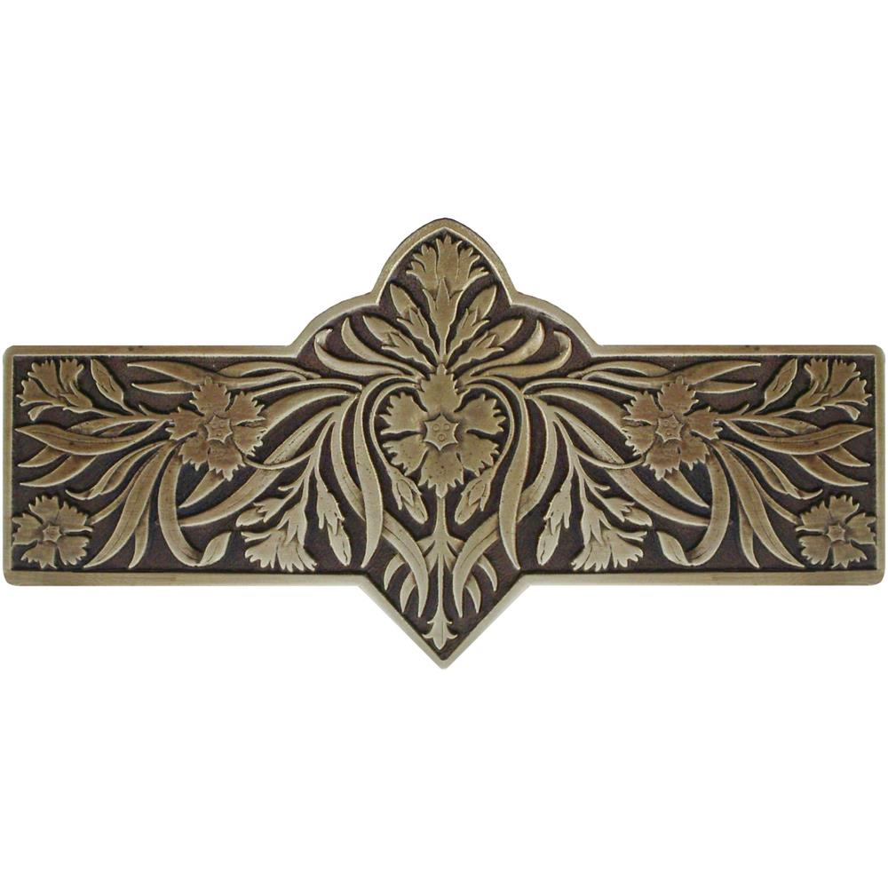 Notting Hill NHP-678-AB Dianthus Pull Antique Brass